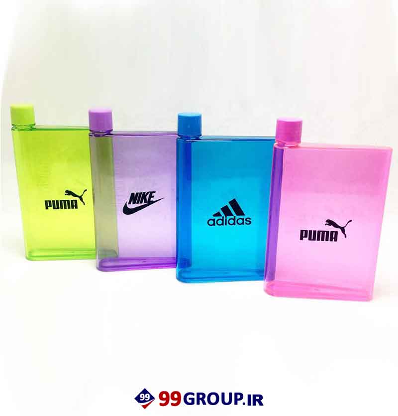 قمقمه كتابی شفاف بزرگ کد 311