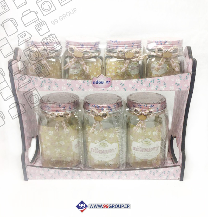 جا ادويه ٧ پارچه نيلوفر