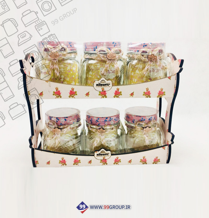 جا ادويه ٢ طبقه بهار نارنج نيلوفر