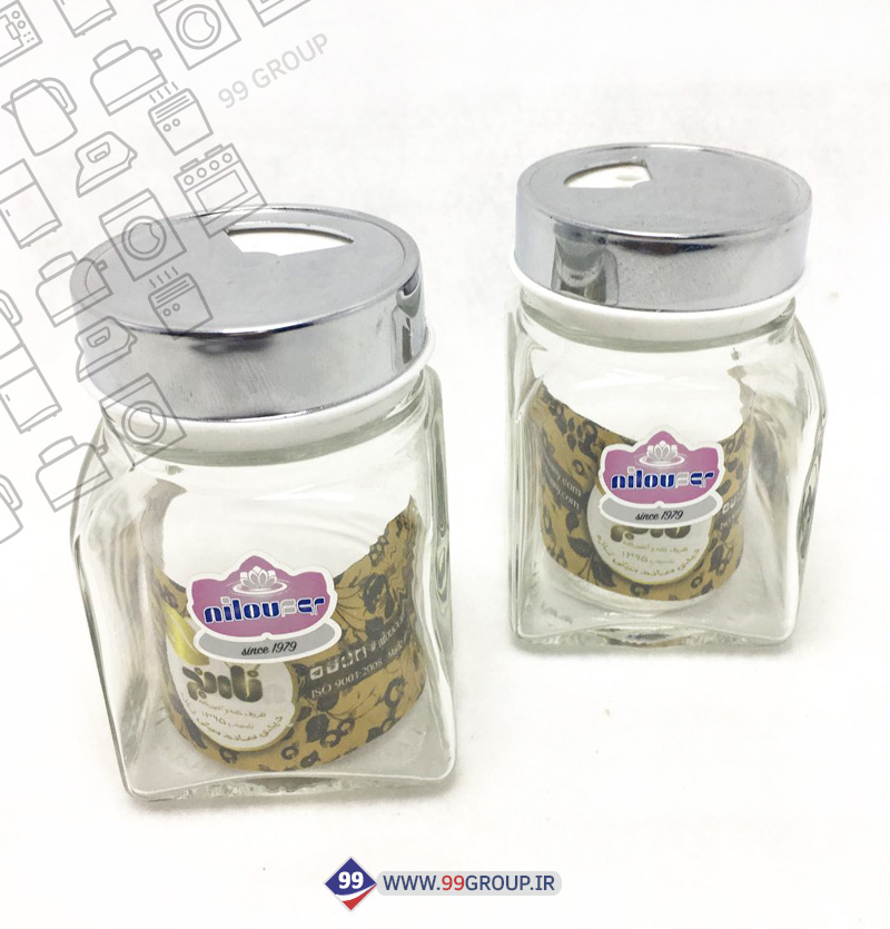 جا ادویه تکی مربع کوتاه نيلوفر