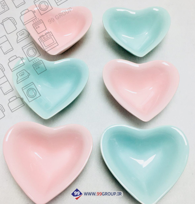 کاسه ترشی خوری قلبی سرامیک