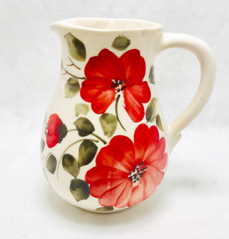 فروش عمده پارچ سرامیک گلدار