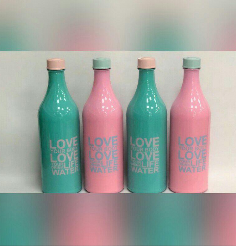 فروش عمده بطری پاستیلی طرح لاو