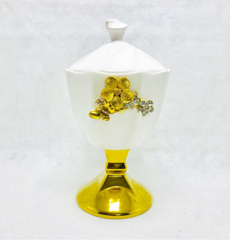 فروش عمده شكلات خوری درب دار طلایی