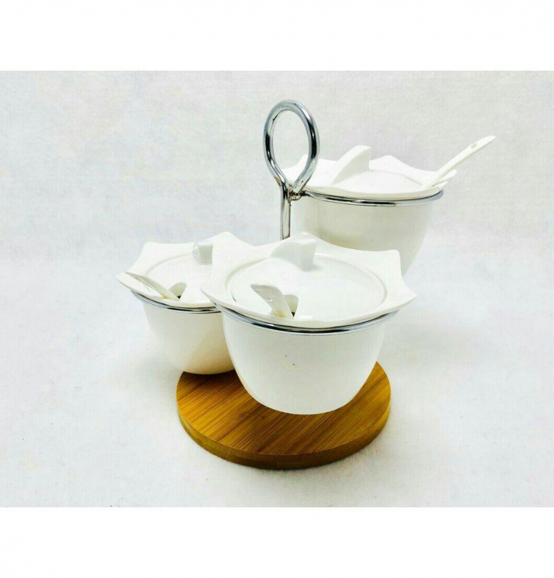 فروش عمده جا ادويه سراميك دردار قاشق دار