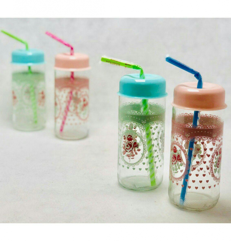 فروش عمده لیوان اسموتی نی دار