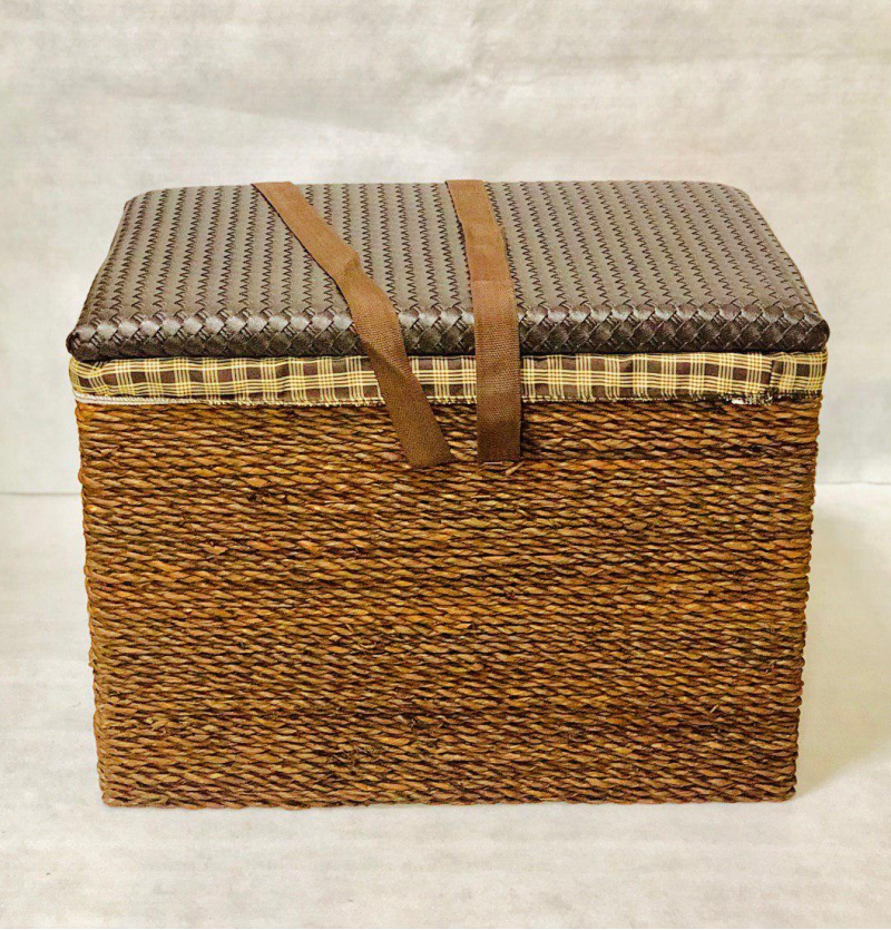 فروش عمده سبد پيك نيك مستطيل دسته دار