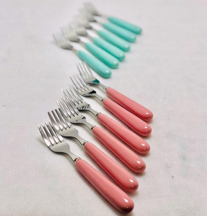 فروش عمده چنگال ميوه خوري سراميك