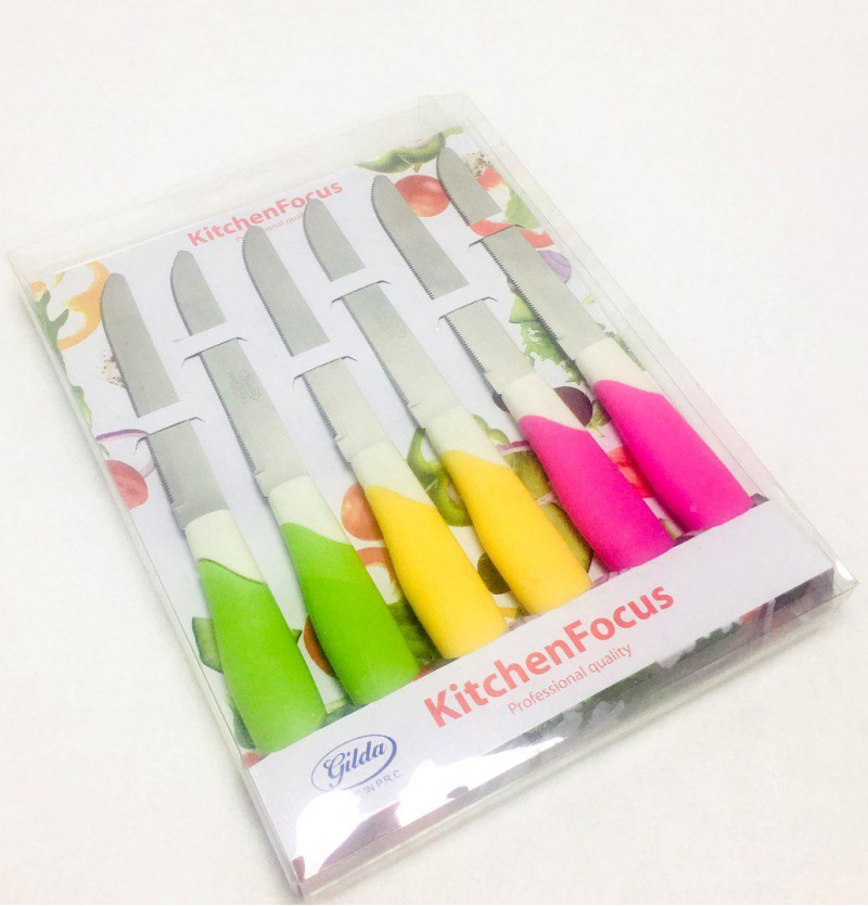 فروش عمده چاقو اشپز خانه ٦عددي درجه ١