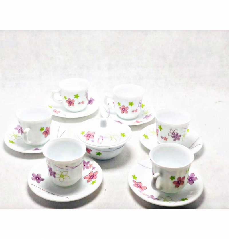 فروش عمده ست چاى خورى ٦نفره با قندان اركوپال