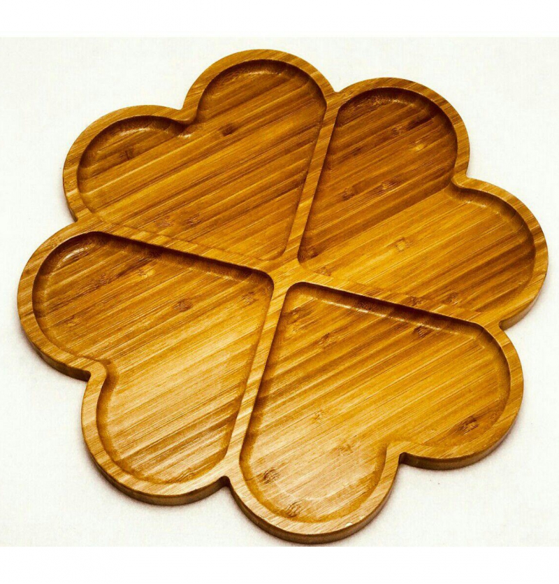 فروش عمده اردو خوري چوبي قلب