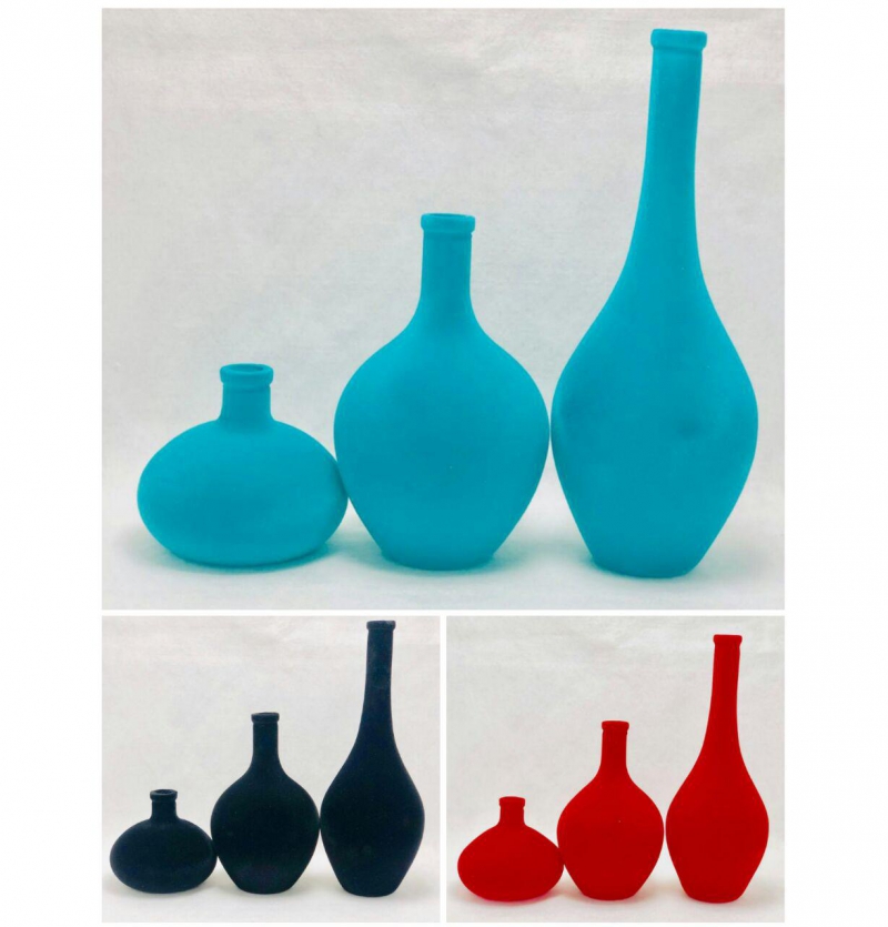 فروش عمده گلدان سالونگ مخمل