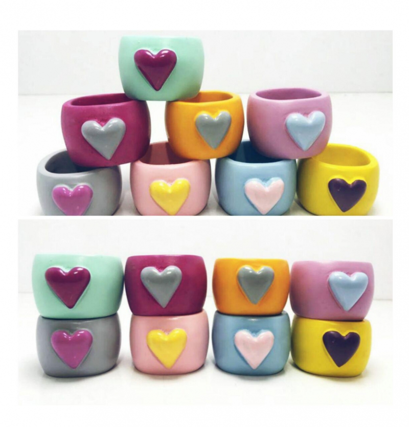 فروش عمده گلدان نقلی قلب