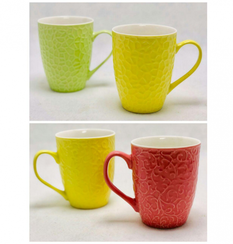 فروش عمده لیوان سرامیکی برجسته