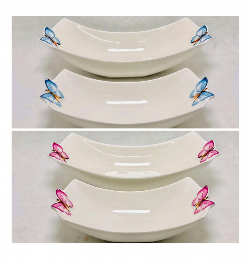 فروش عمده ست کاسه کشیده طرح پروانه