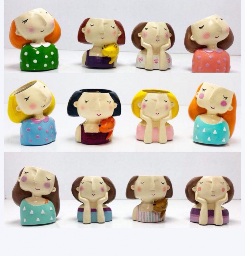 فروش عمده گلدان دختر