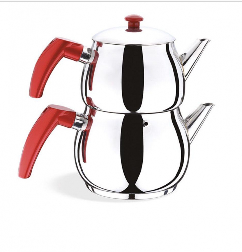 فروش عمده کتری قوری استیل ترک1.85 لیتر