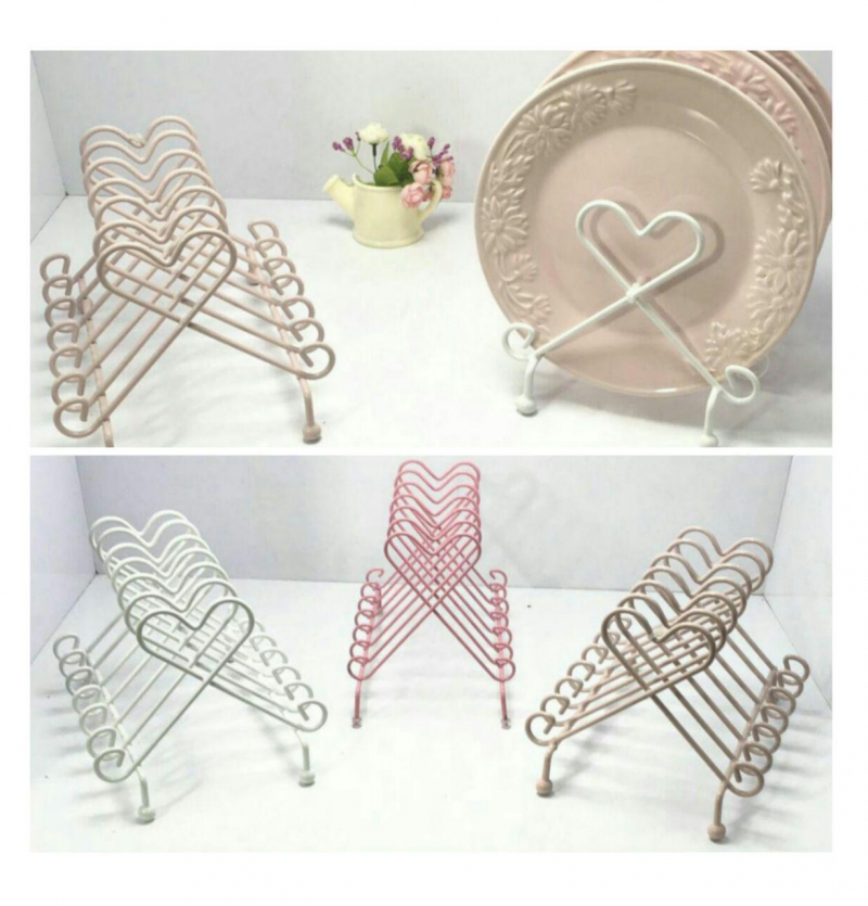 فروش عمده استند بشقاب قلبی