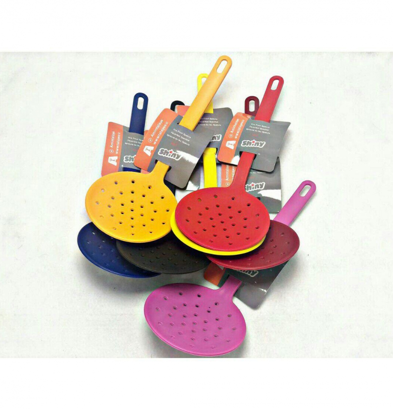 فروش عمده کفگیر رنگی درجه 1