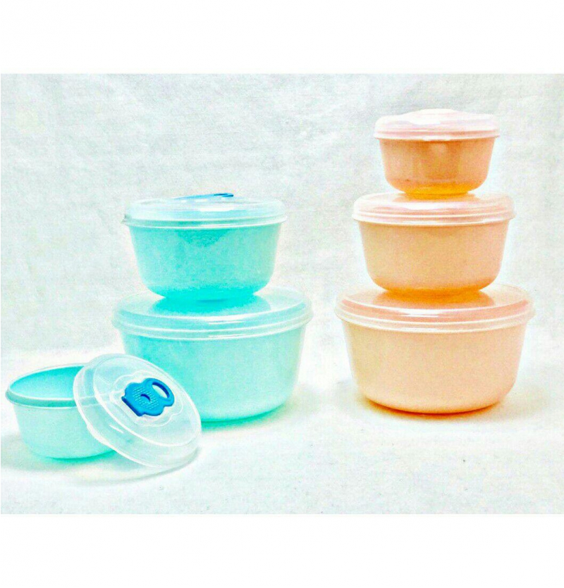 فروش عمده ظرف 3 تیکه قفل دار