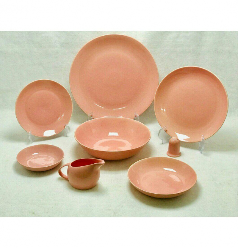 فروش عمده سرویس 30 پارچه سرامیکی صورتی