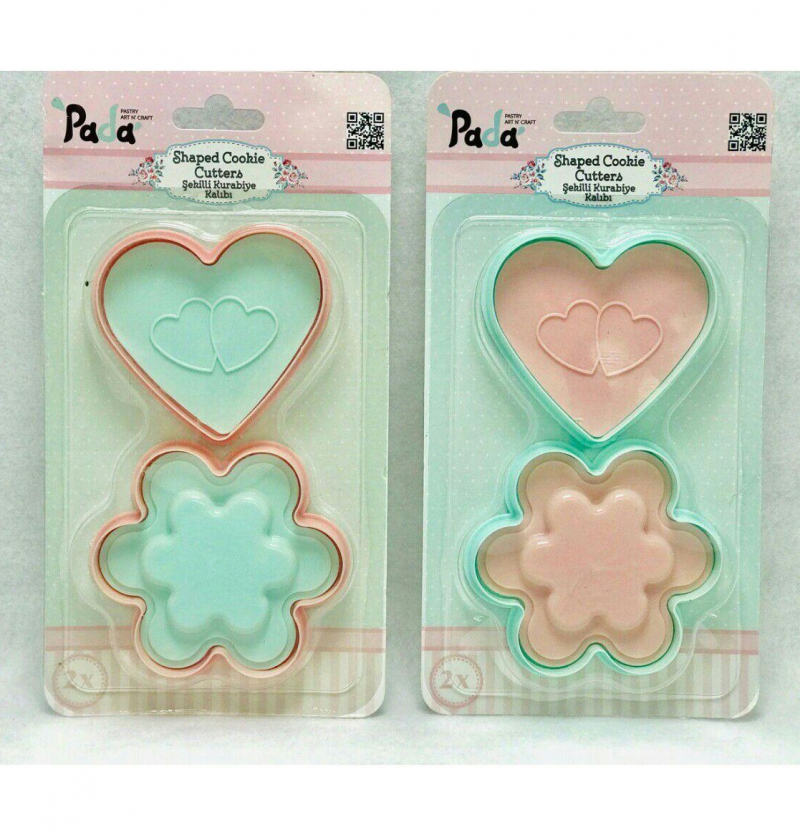 فروش عمده قالب 2 تایی شیرینی پزی فنری سان پلاست