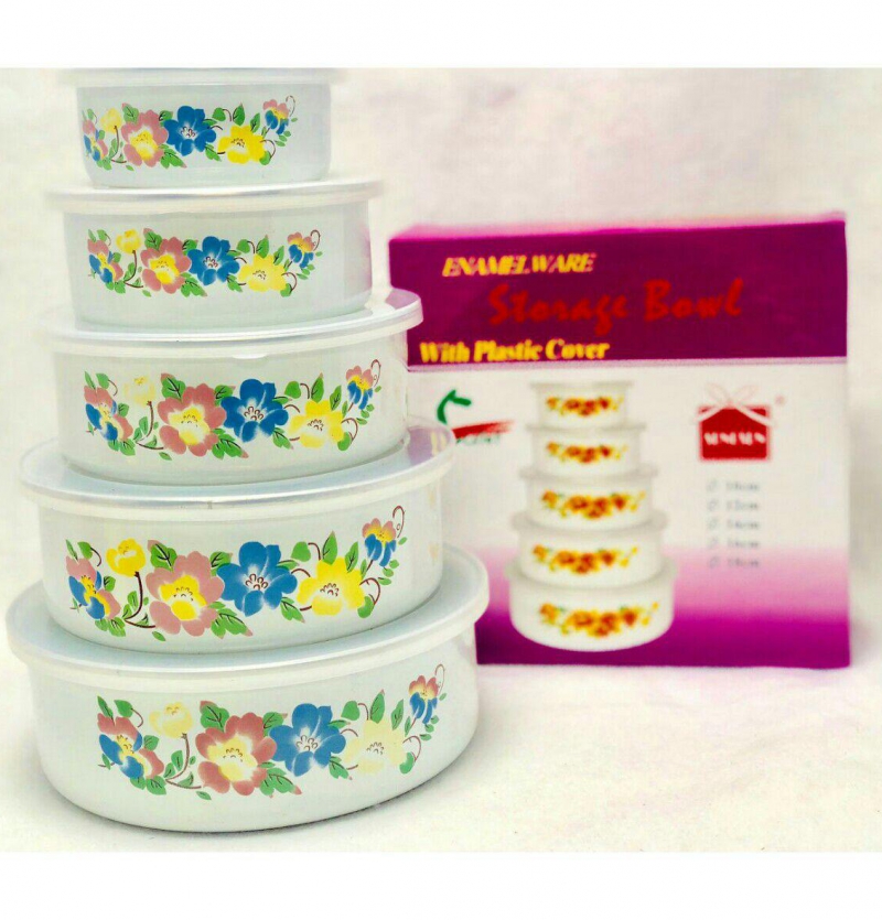 فروش عمده ظرف 5 تیکه لعاب در دار