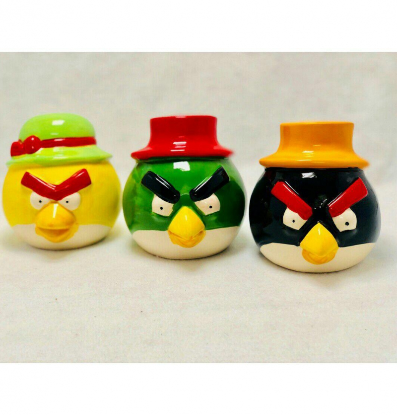 فروش عمده قلک سرامیکی طرح انگری برد