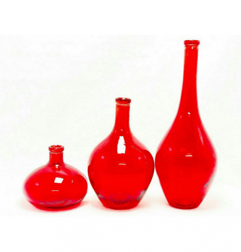 فروش عمده گلدان سالونگ رنگی قرمز