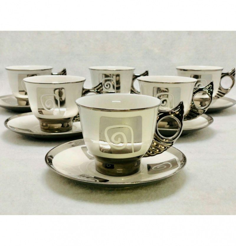 فروش عمده فنجان نلبعكي دالتون نقره اي بزرگ