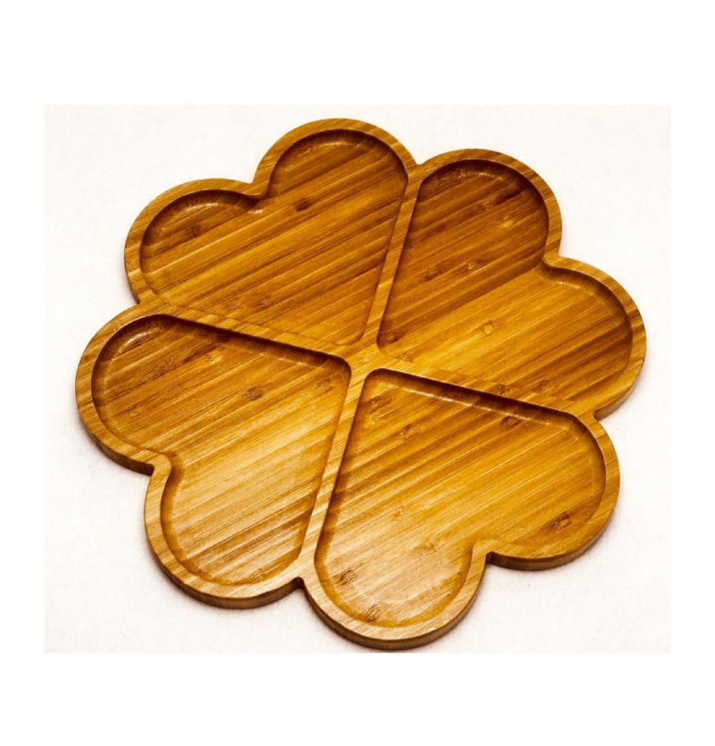 فروش عمده اردوخوری چوبی قلبی (ساخت چین)