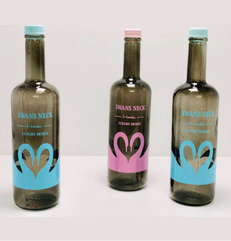 فروش عمده بطری هومیلادودی طرح قو