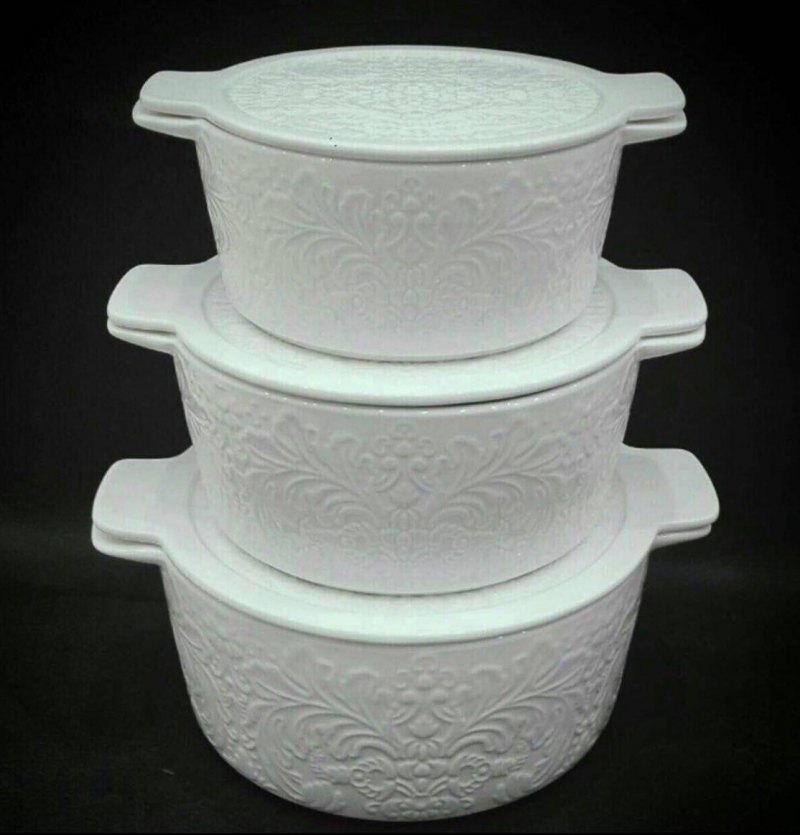 فروش عمده قابلمه 3سایز سرامیکی