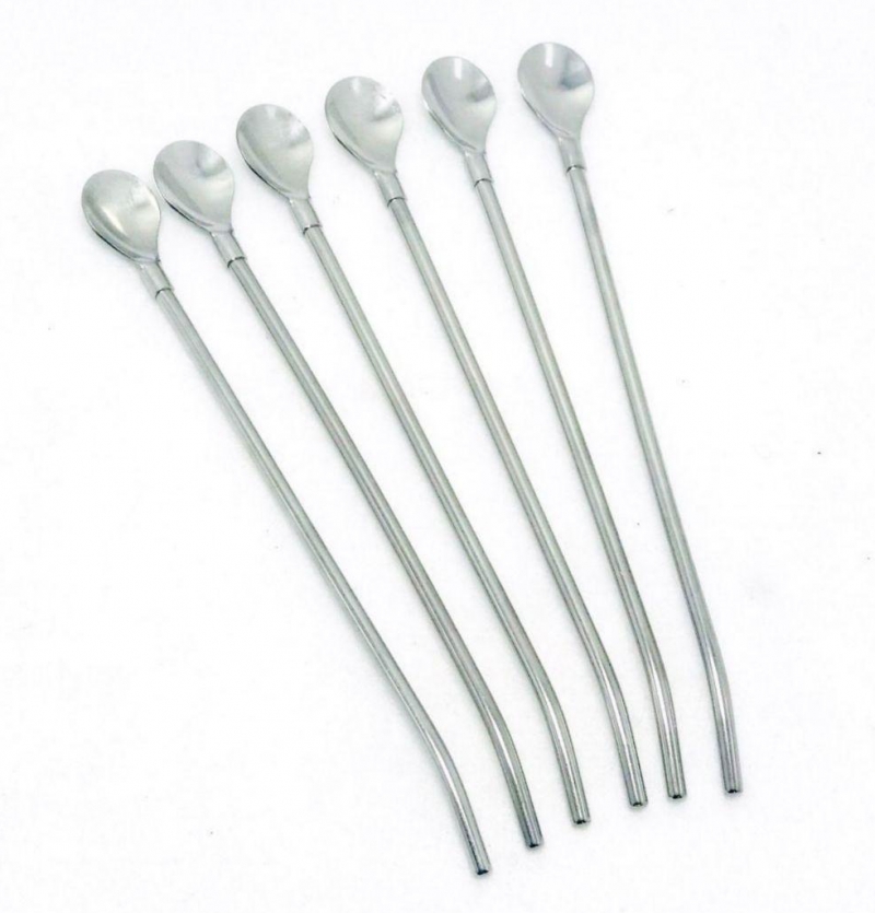 فروش عمده نی شربت استیل ساده