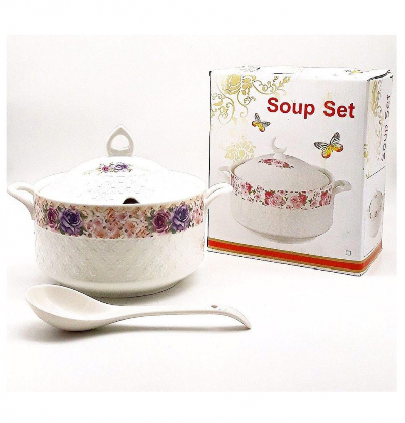 فروش عمده سوپ خوری گلدار