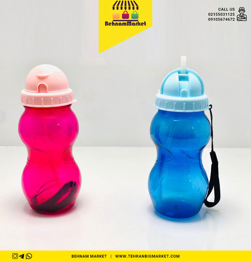 قمقمه نی دار تپل چرمی