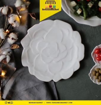 بشقاب پلوخوری گل