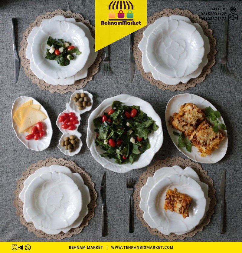 کاسه گود سالاد گل بزرگ