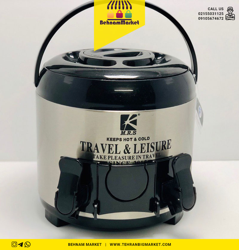 کلمن ۶لیتری ۲شیردار