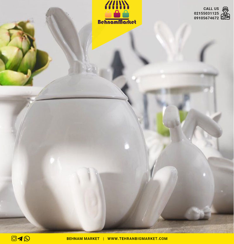 شکلات خوری سرامیکی خرگوش