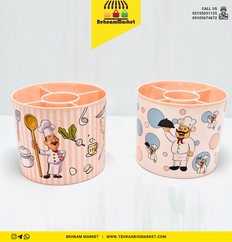 جا قاشق گرد طرح ترک گلد