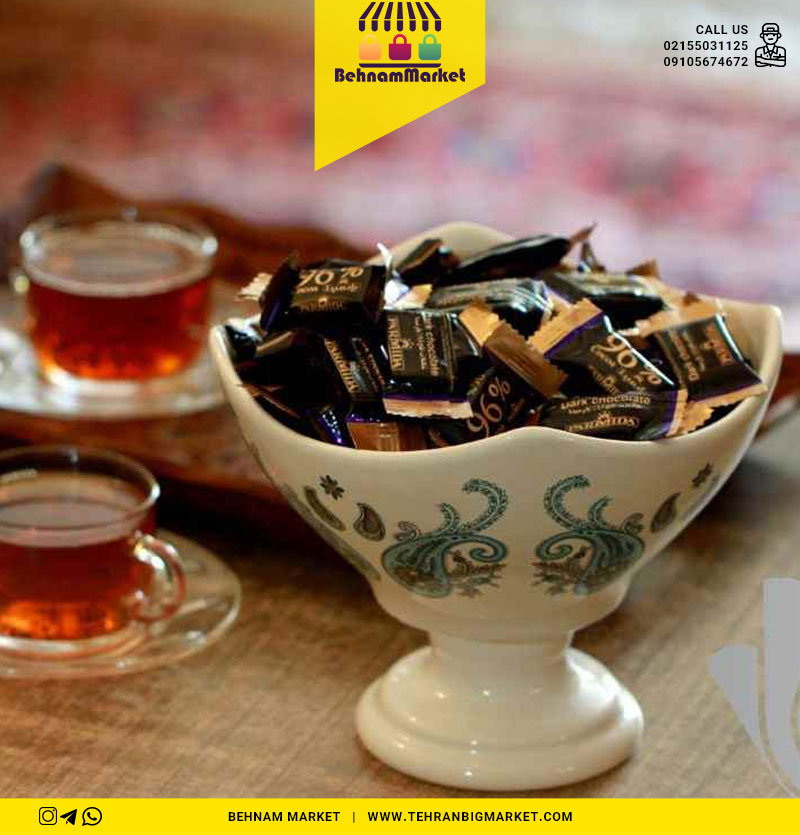 شکلات خوری پایه دار