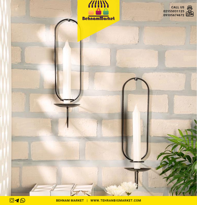 جا شمعی ديواری رزيتا