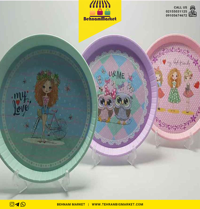 سینی گرد کوچک ادا