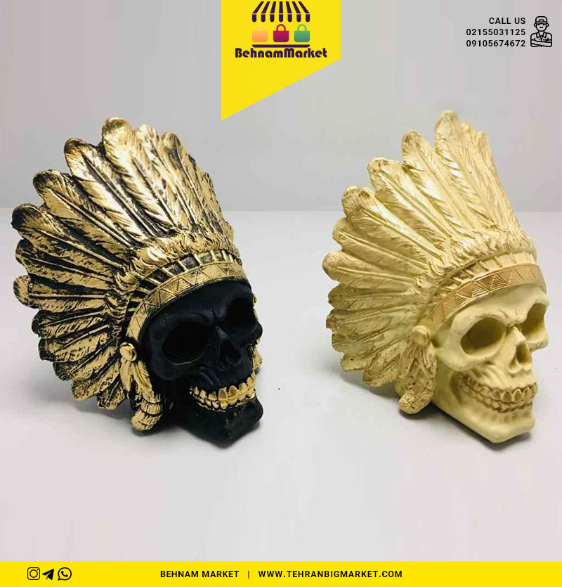 مجسمه اسکلت سرخ پوست