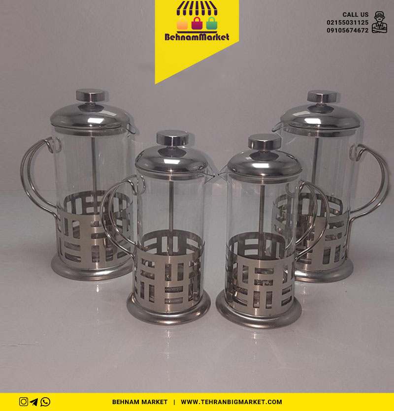 فرنچ پرس فلزی کوچک