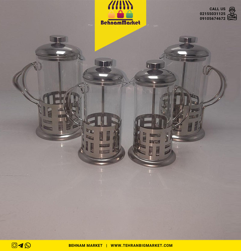 فرنچ پرس فلزی بزرگ