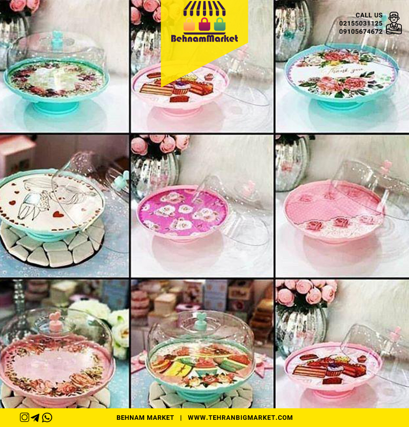 کاپ کیک پایه دار پلاستیکی