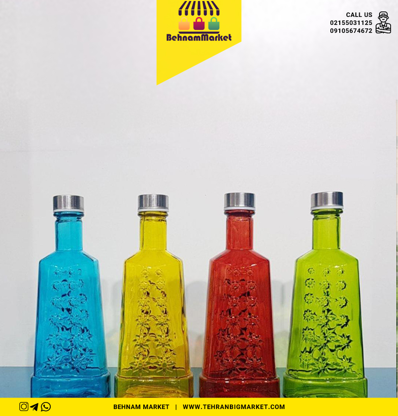 بطری رنگی پاریس در استیل