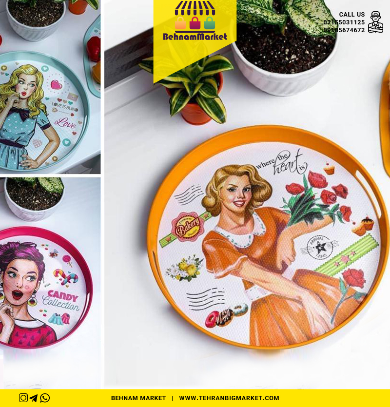 سینی گرد رزمن کوچک